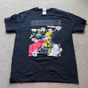Descendents Graphic Band Tee – Black Gildan T-Shirt, Size Medium